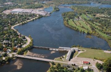 Menominee and Park Mill - Aerial View